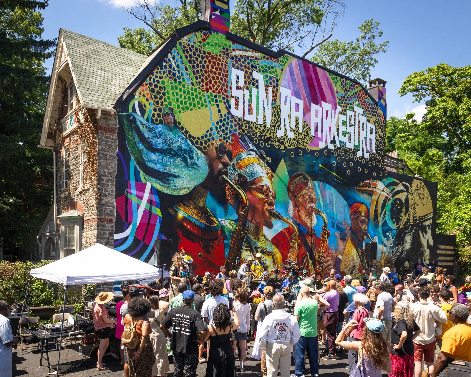 Always Sun Ra in Philadelphia: The Arkestra Honored with Magnificent Wall-Sized Mural - JazzTimes
